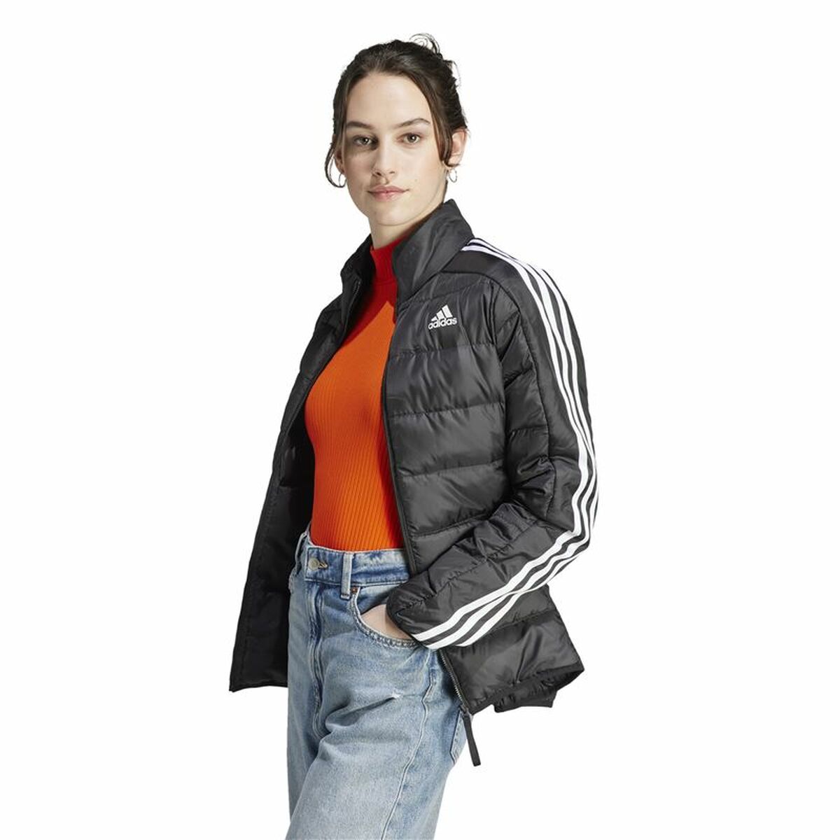 Chaqueta Deportiva para Mujer Adidas Essentials Negro