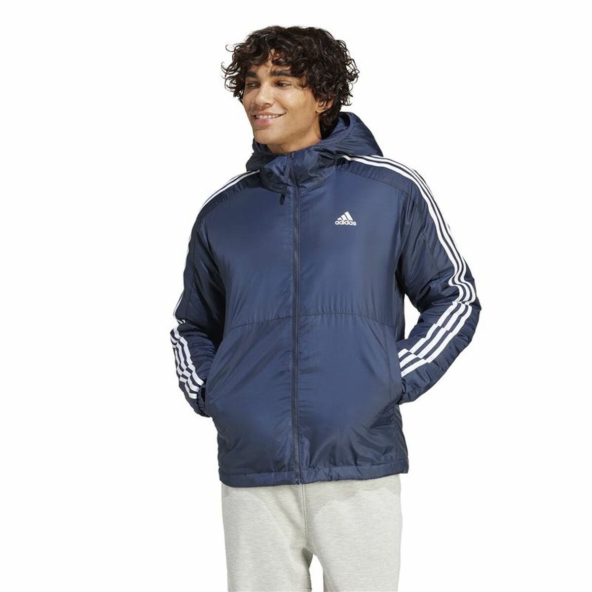 Chaqueta Deportiva para Hombre Adidas Essentials Azul
