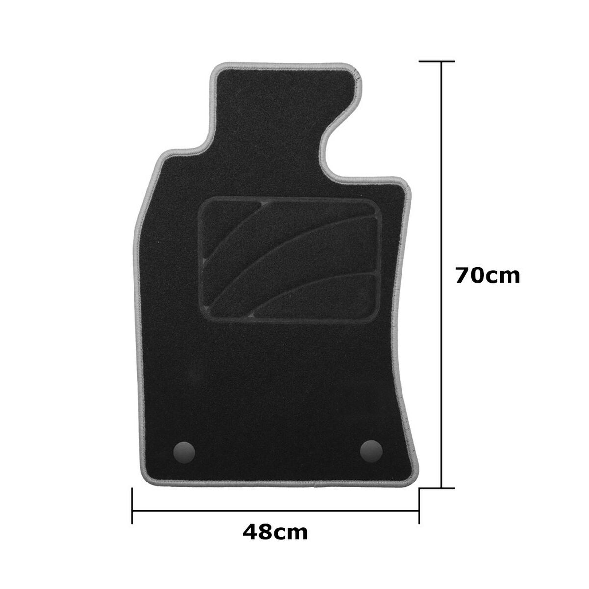 Set de Alfombrillas para Coche OCC Motorsport OCCMI0008YE Mini R52 Cabrio 5 Piezas