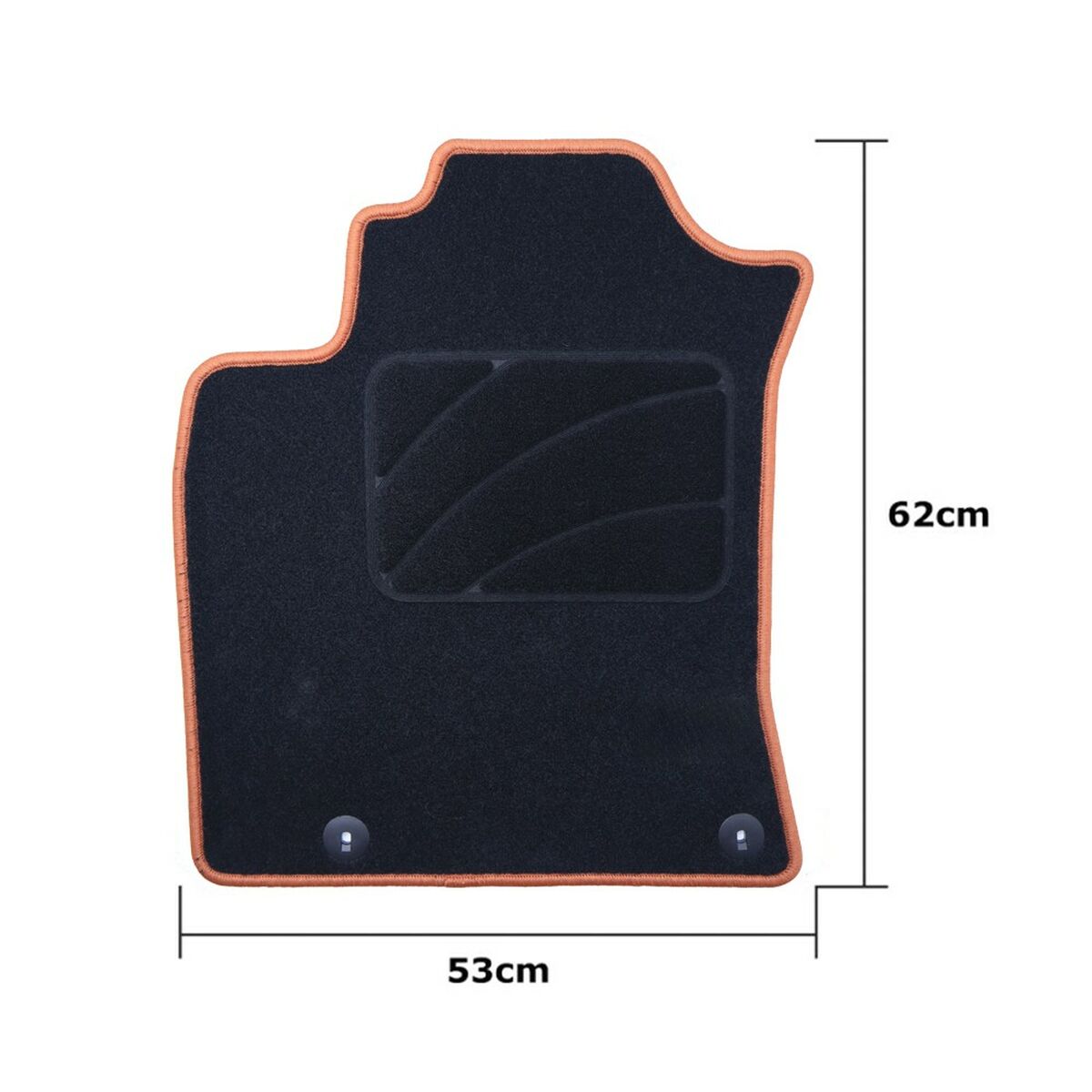 Set de Alfombrillas para Coche OCC Motorsport OCCKI0038YE Kia Xceed 5 Piezas