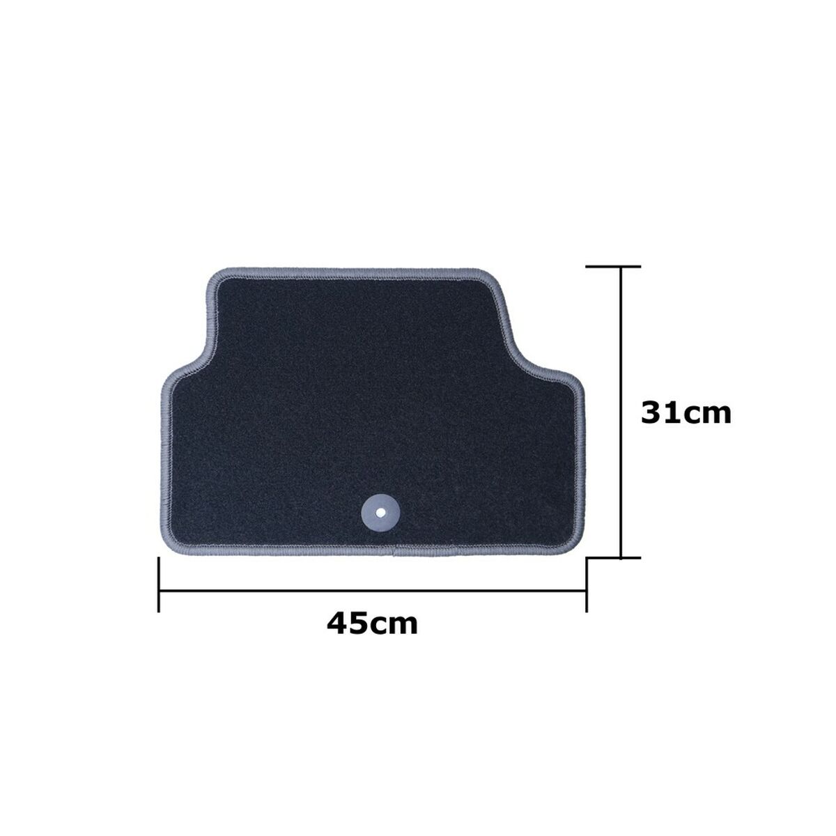 Set de Alfombrillas para Coche OCC Motorsport OCCIF0003GD Gris oscuro Infinity Q30 5 Piezas