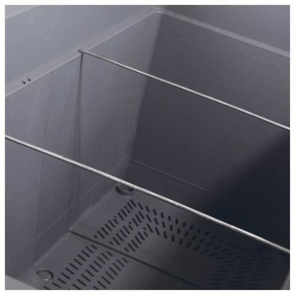 Jardinera Autorriego Deroma Gris 78 x 38 x 39 cm Plástico Rectangular Ø 78 cm