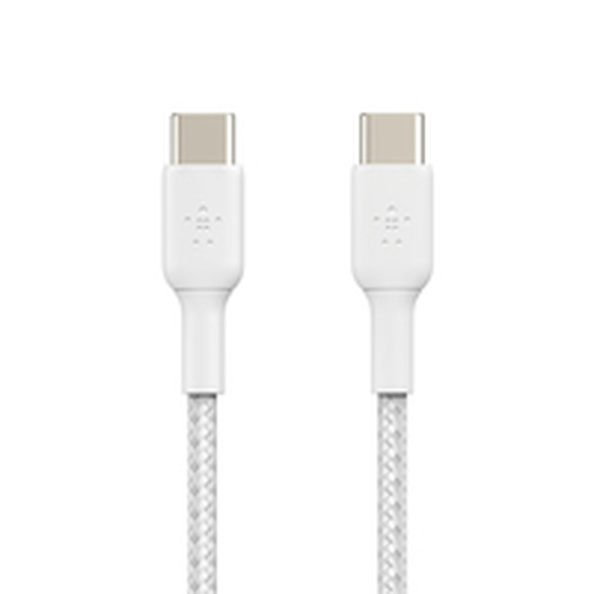 Cable USB-C Belkin CAB004BT2MWH2PK Blanco 2 m (2 Unidades)