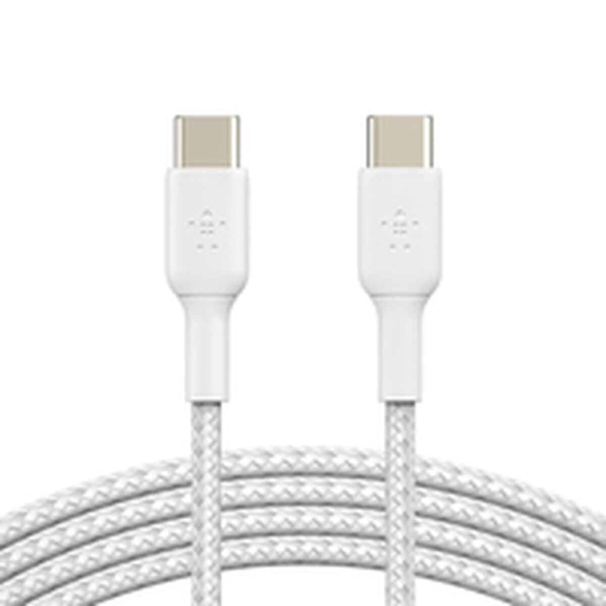 Cable USB-C Belkin CAB004BT2MWH2PK Blanco 2 m (2 Unidades)