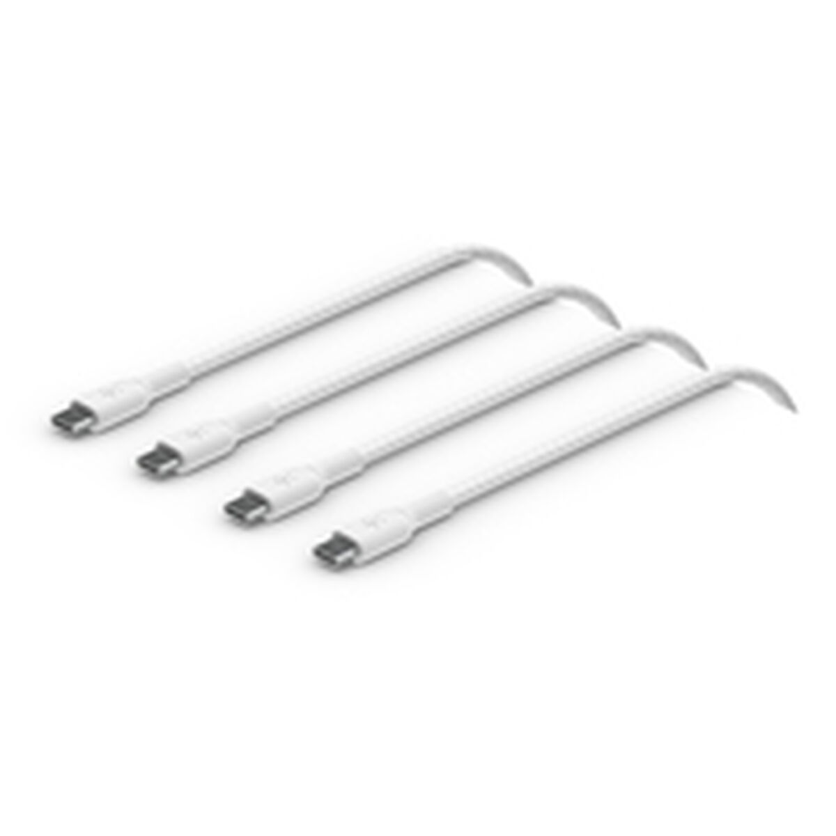 Cable USB-C Belkin CAB004BT2MWH2PK Blanco 2 m (2 Unidades)