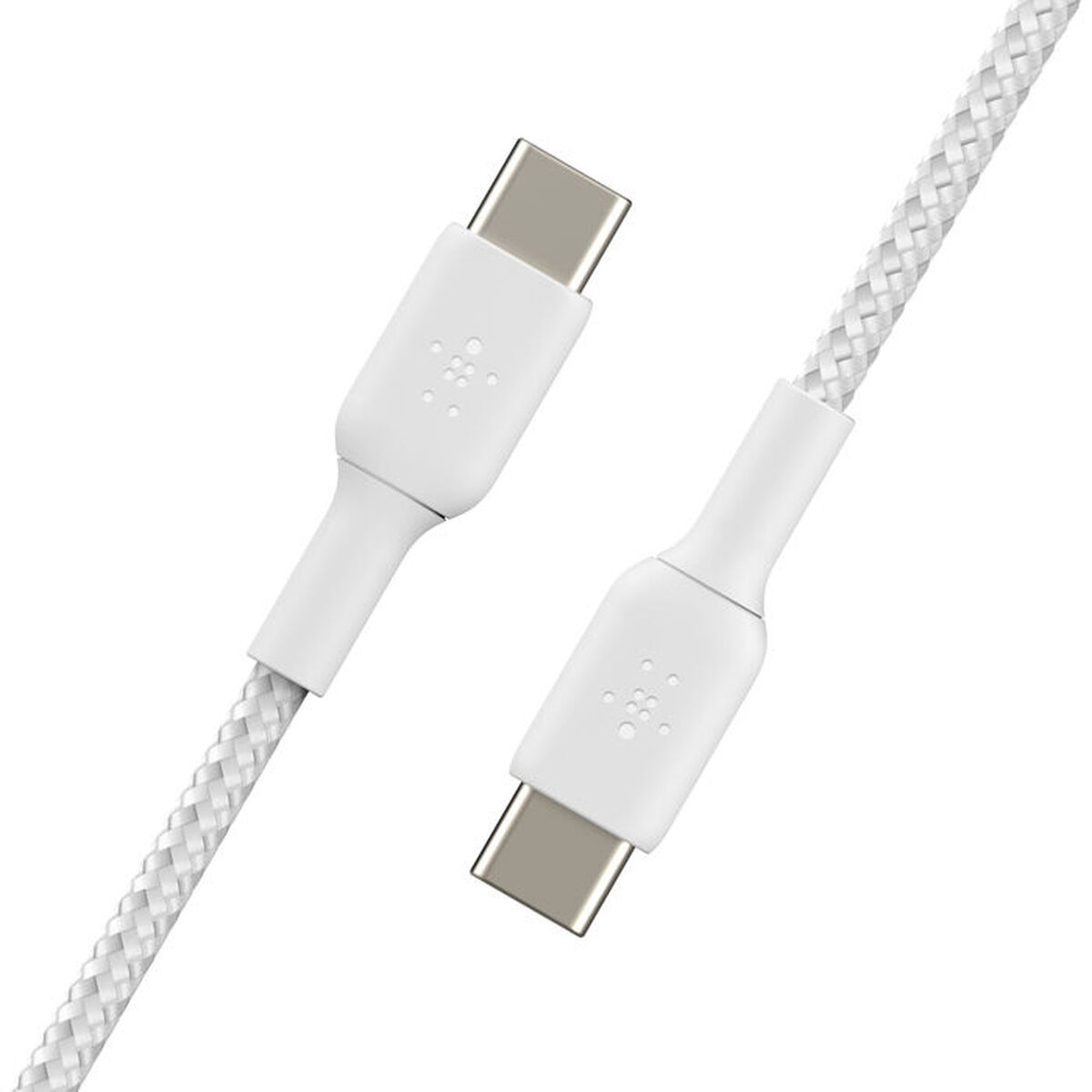 Cable USB-C Belkin CAB004BT2MWH2PK Blanco 2 m (2 Unidades)