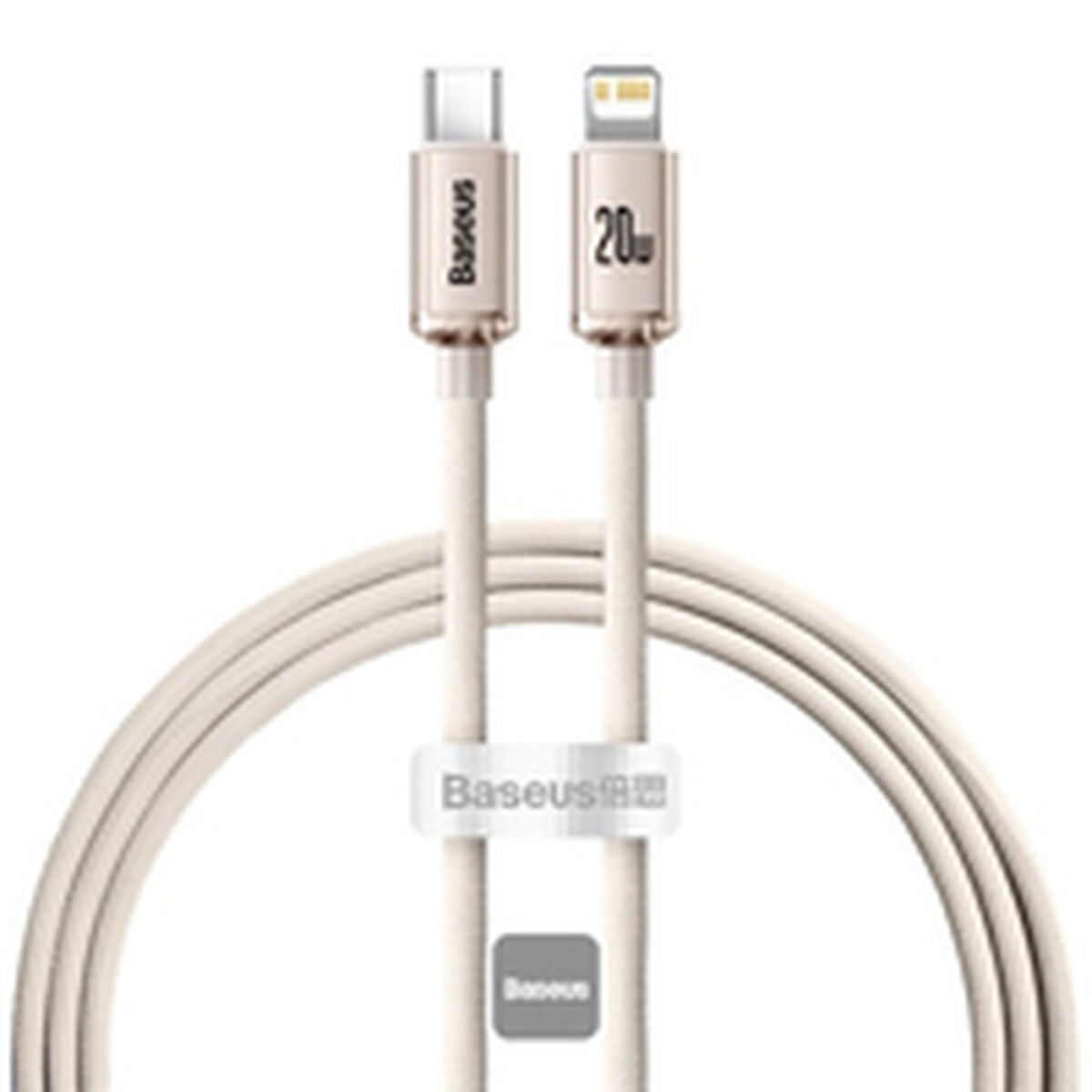Cable USB a Lightning Baseus CAJY001304 Rosa 1,2 m