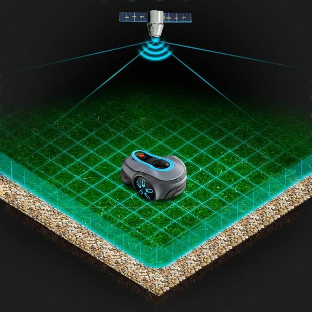 Robot cortacésped Gardena Smart SILENO Free 1500 M² 100 m 1000 m² 250 m 180 m 800 m² 220 m 750 m² 1800 M²