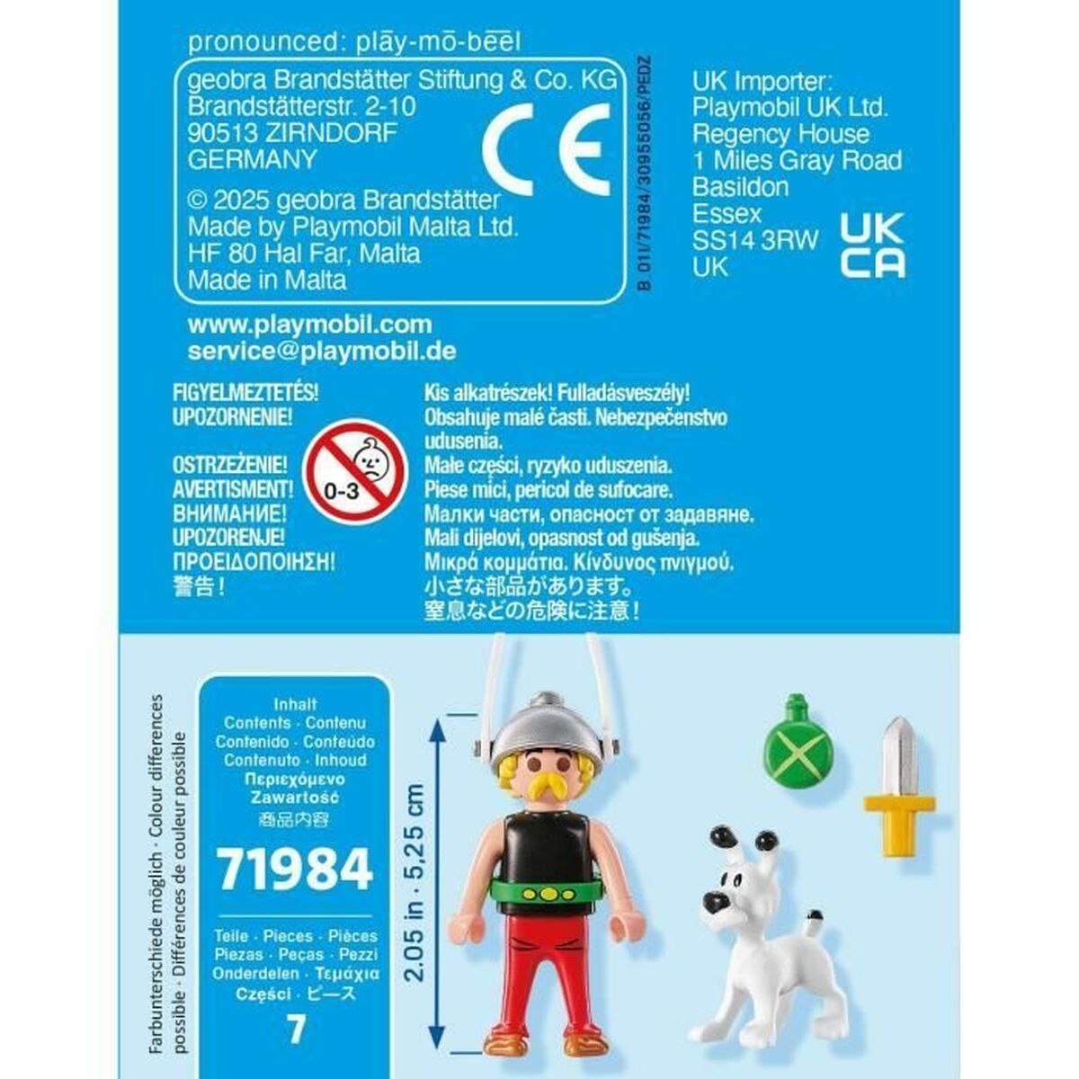 Playset Playmobil 71984 Astérix 7 Piezas