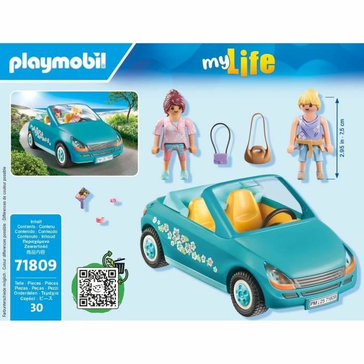 Playset de Vehículos Playmobil 71809 Convertible 30 piezas