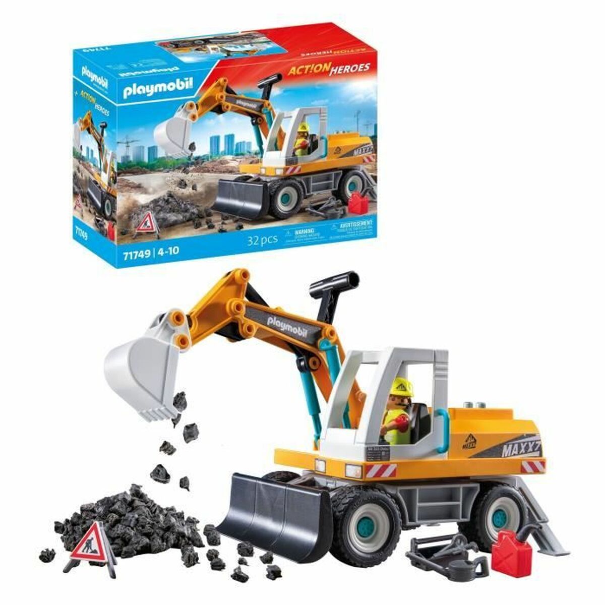 Playset de Vehículos Playmobil 71749 32 Piezas