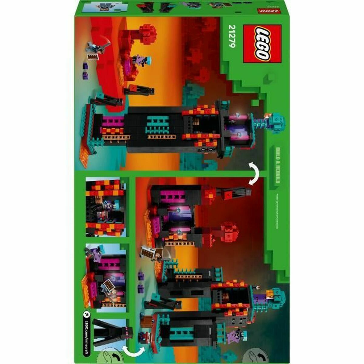 Juego de Construcción Lego Minecraft 21279 867 Piezas