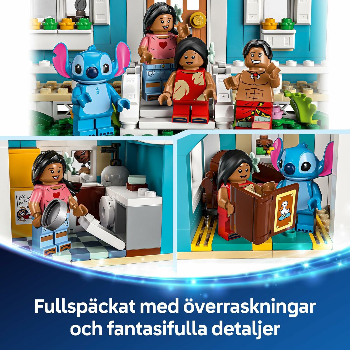 Juego de Construcción Lego Disney Lilo & Stitch 43268 834 Piezas
