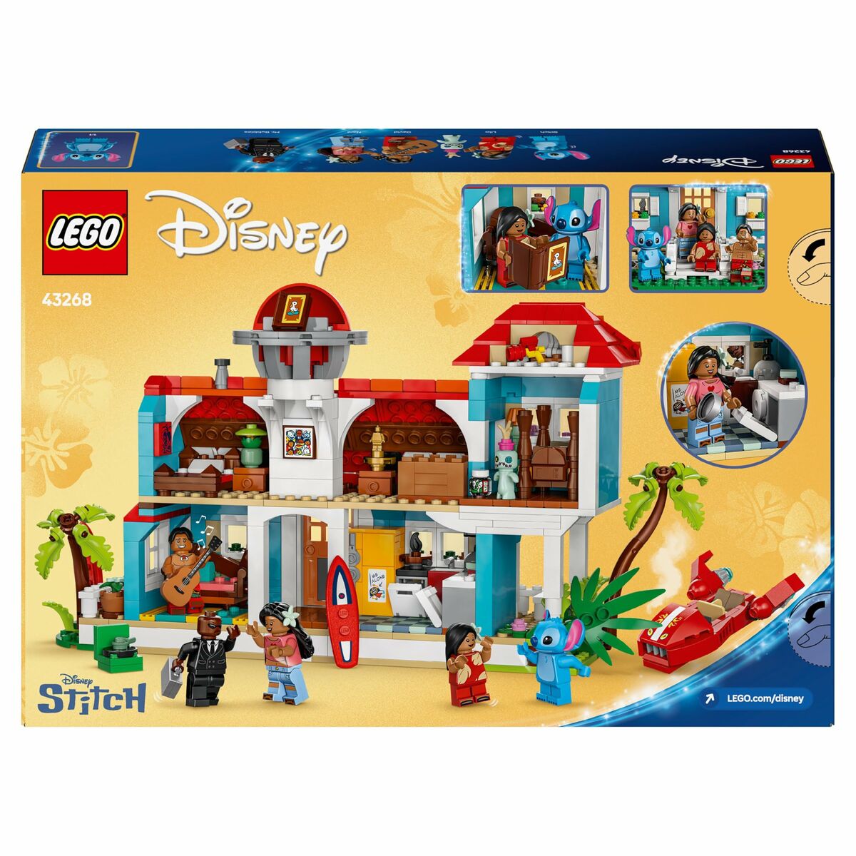 Juego de Construcción Lego Disney Lilo & Stitch 43268 834 Piezas