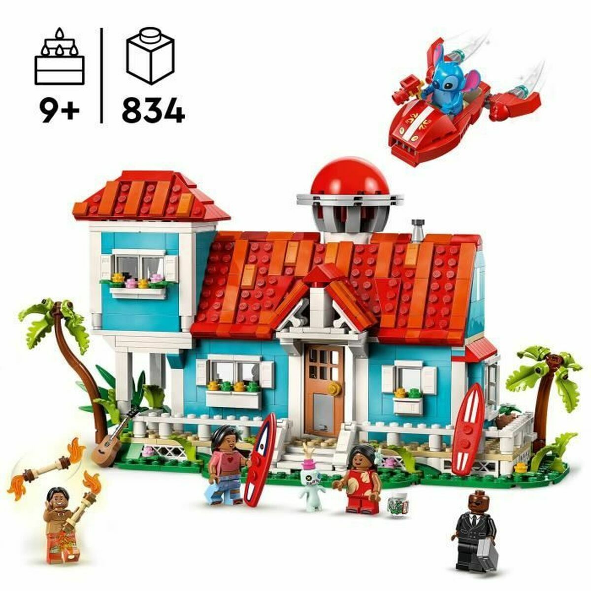 Juego de Construcción Lego Disney Lilo & Stitch 43268 834 Piezas