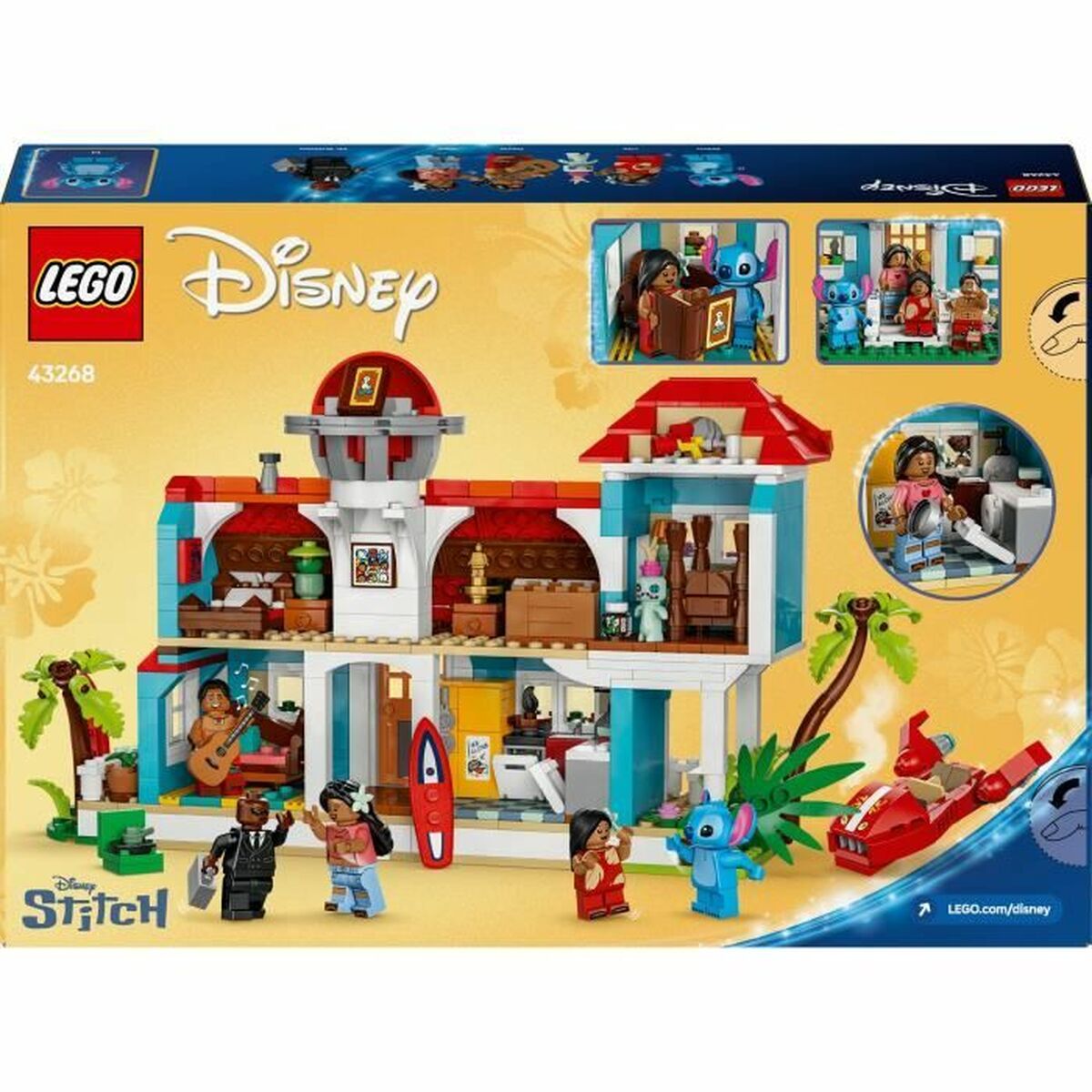 Juego de Construcción Lego Disney Lilo & Stitch 43268 834 Piezas