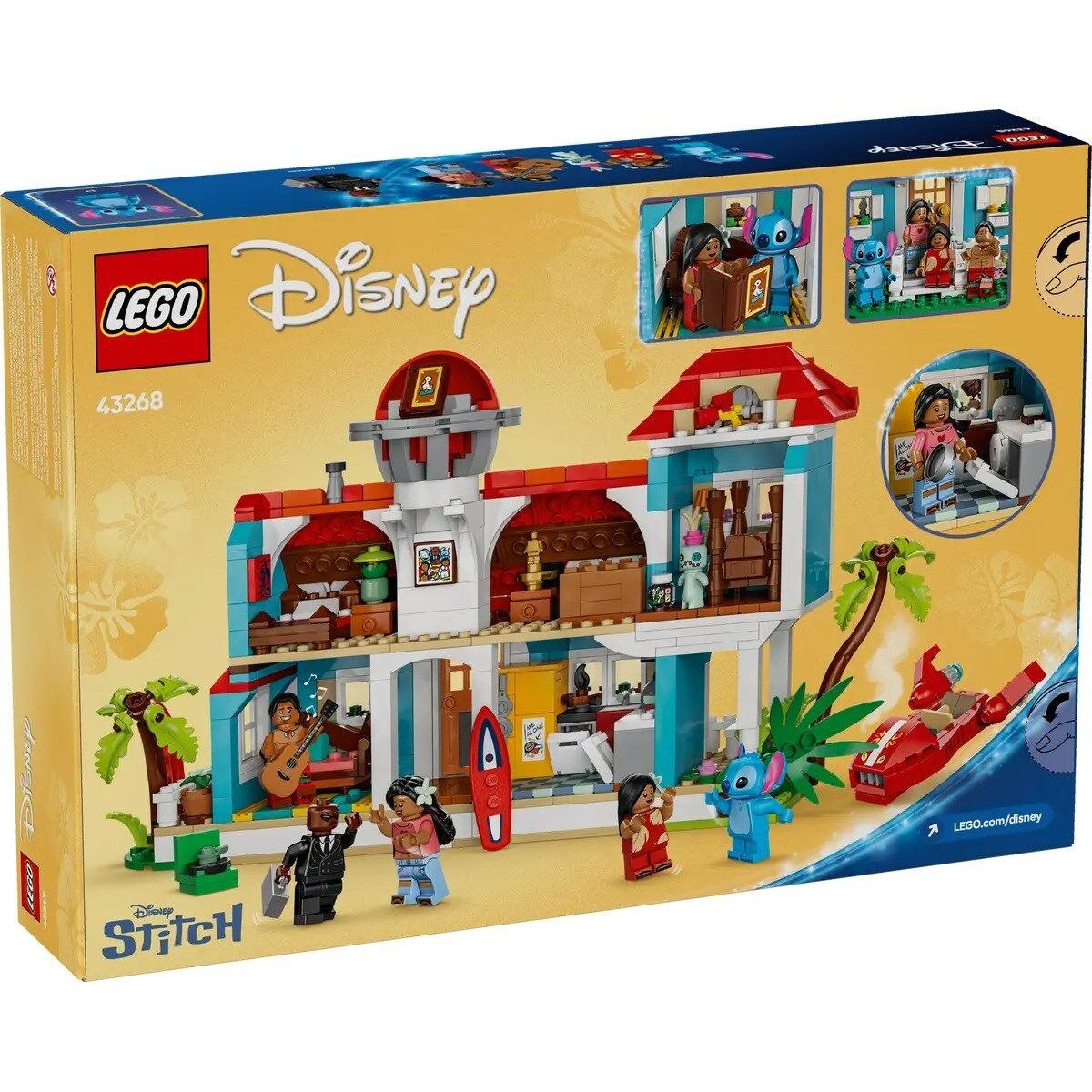 Juego de Construcción Lego Disney Lilo & Stitch 43268 834 Piezas