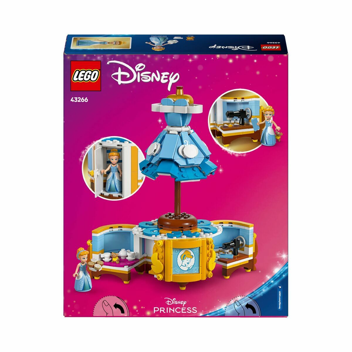 Juego de Construcción Lego Disney Princess 43266 474 Piezas