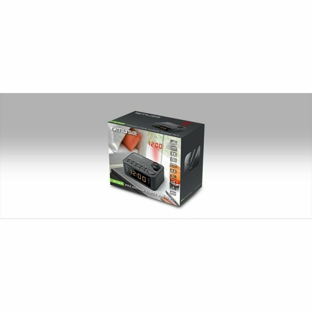 Radio Despertador Muse M-178P (1 unidad)
