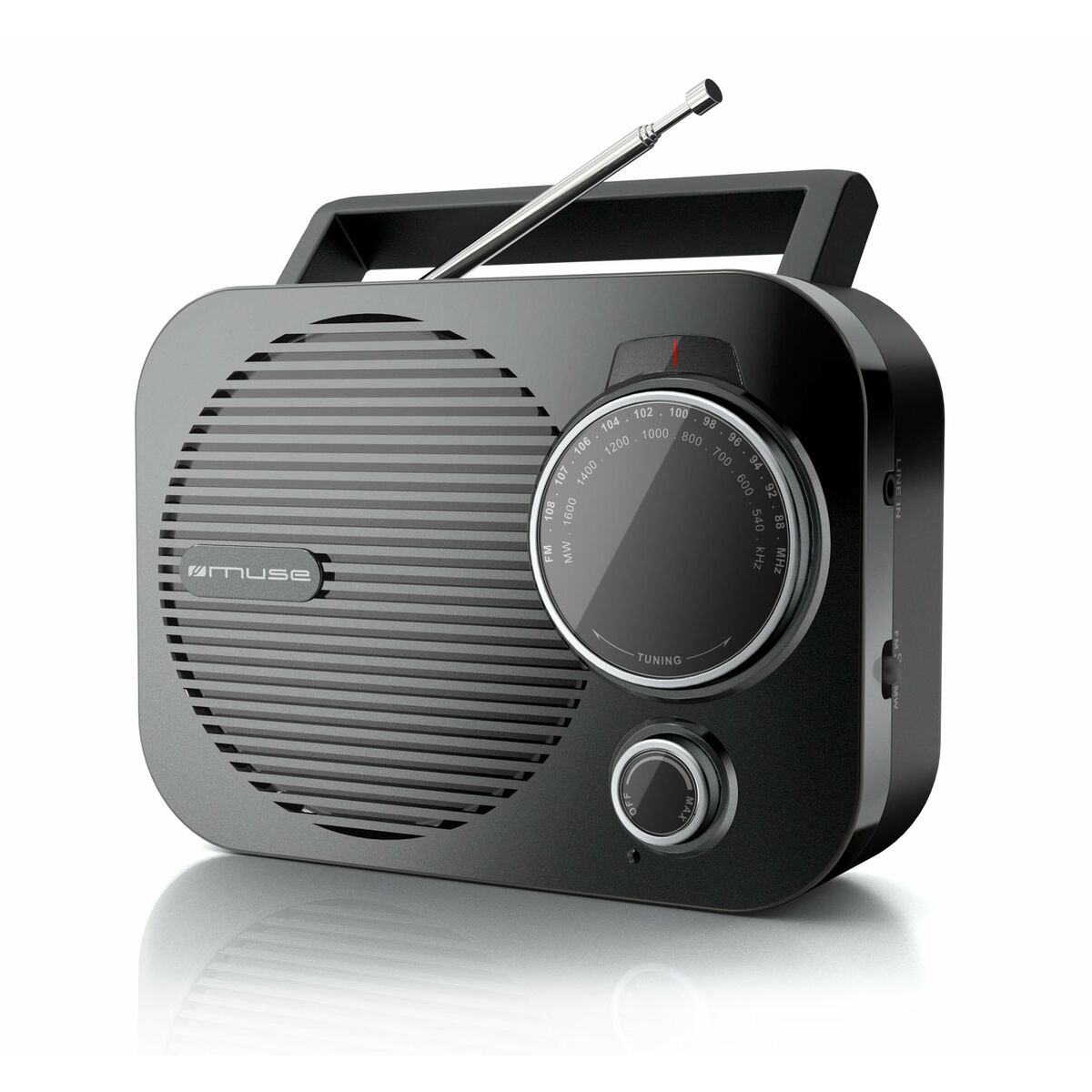 Radio Muse M-050 R Negro