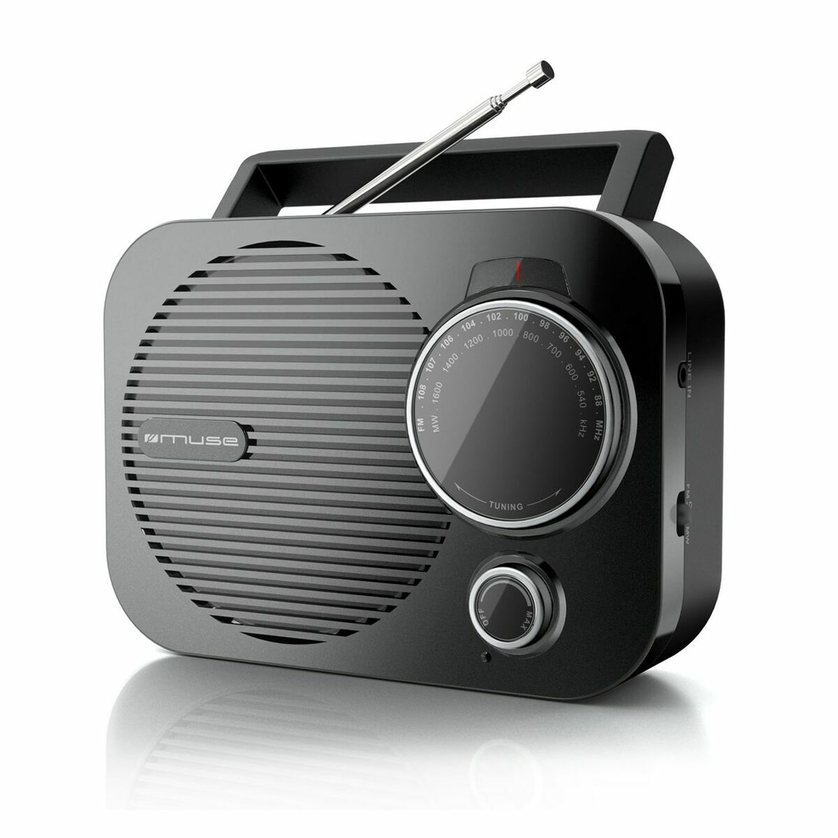 Radio Muse M-050 R Negro
