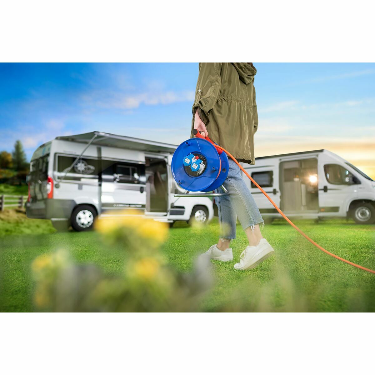 Enrollacables Brennenstuhl 25 m