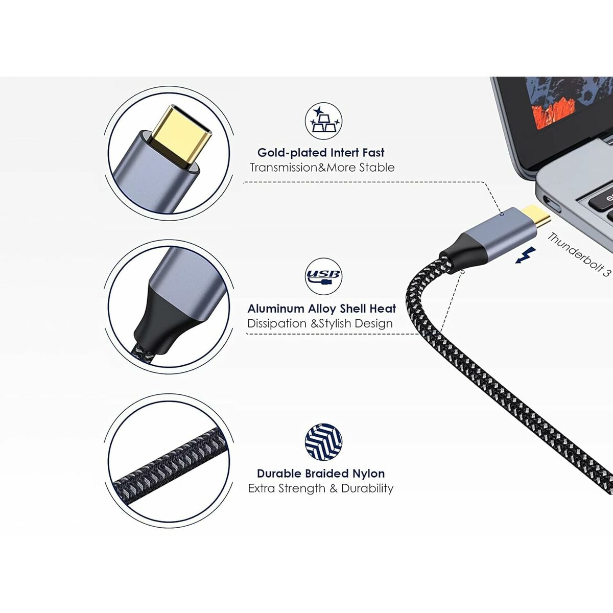Adaptador USB 3.0 a HDMI Conceptronic 110519007101 2 m