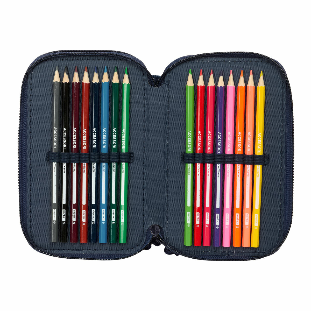Portatodo Safta New edition Azul marino 12,5 x 19,5 x 5,5 cm 37 Piezas