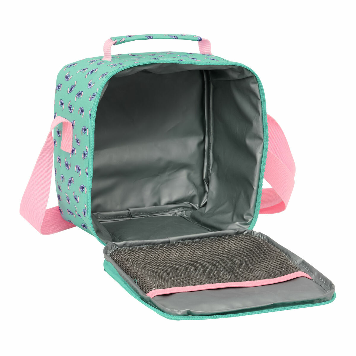 Mochila Escolar Lilo & Stitch Ice cream Rosa