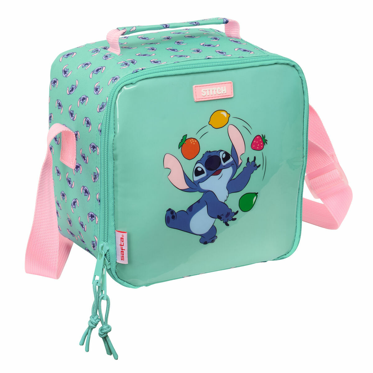 Mochila Escolar Lilo & Stitch Ice cream Rosa