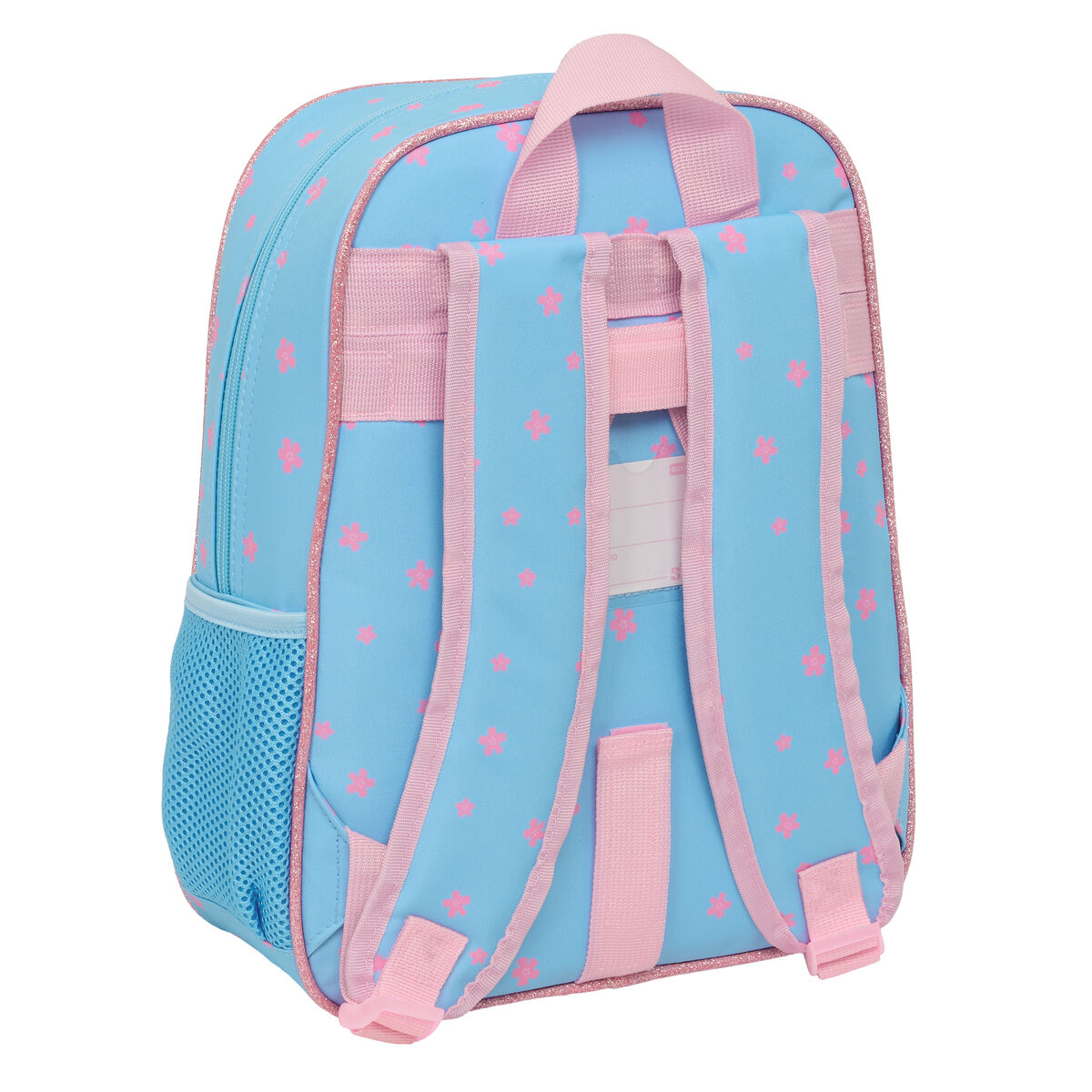 Mochila Escolar Lilo & Stitch Happy Azul cielo 26 x 34 x 11 cm