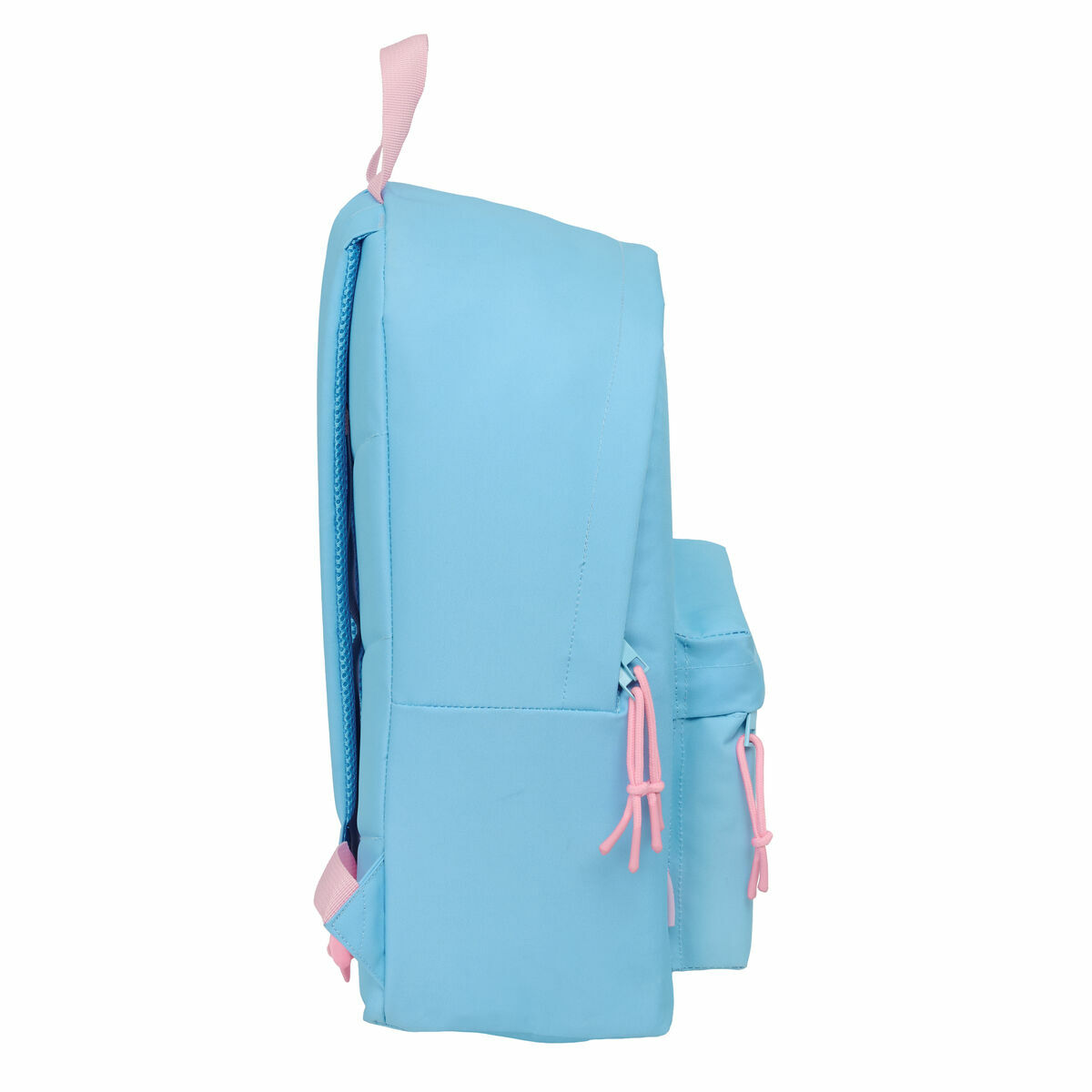 Mochila Escolar Lilo & Stitch Happy Celeste 33 x 42 x 15 cm