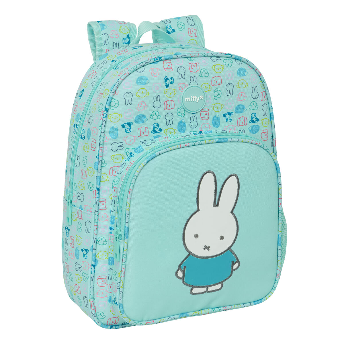Mochila Escolar Miffy Friends Azul 26 x 34 x 11 cm