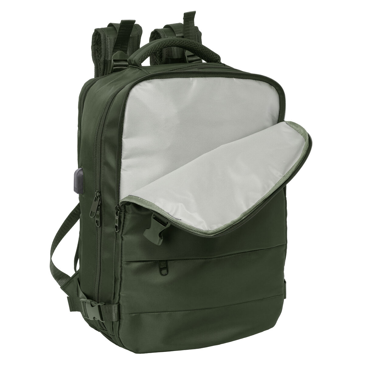 Mochila Escolar Safta Verde Verde militar