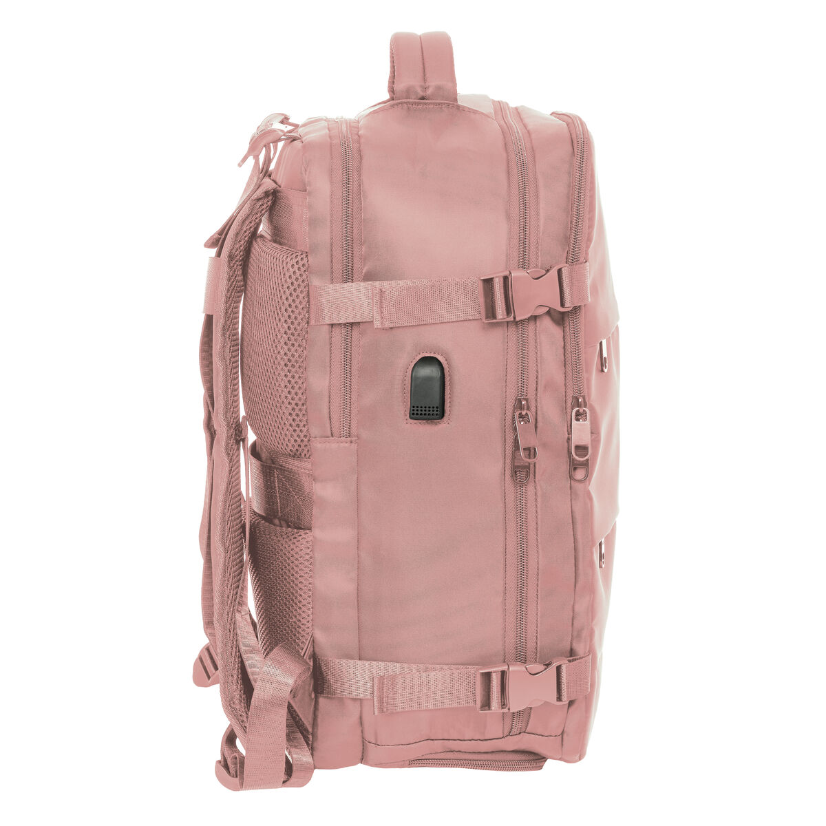 Mochila Escolar Safta Rosa Rosa
