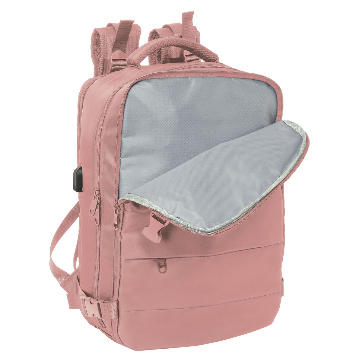 Mochila Escolar Safta Rosa Rosa