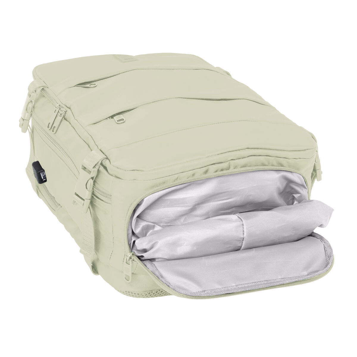 Mochila Escolar Safta Beige Beige
