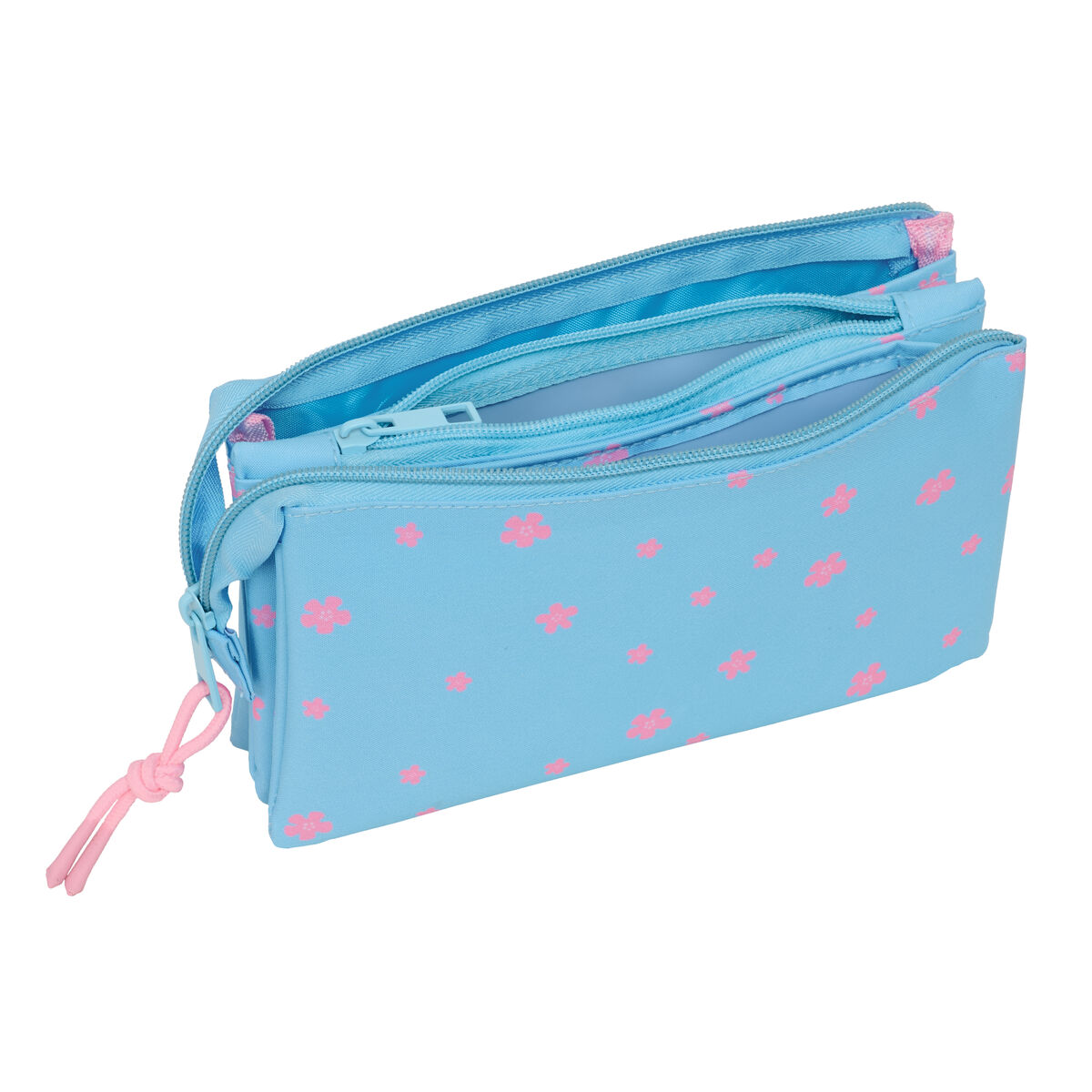 Portatodo Lilo & Stitch Happy Azul cielo 22 x 12 x 3 cm