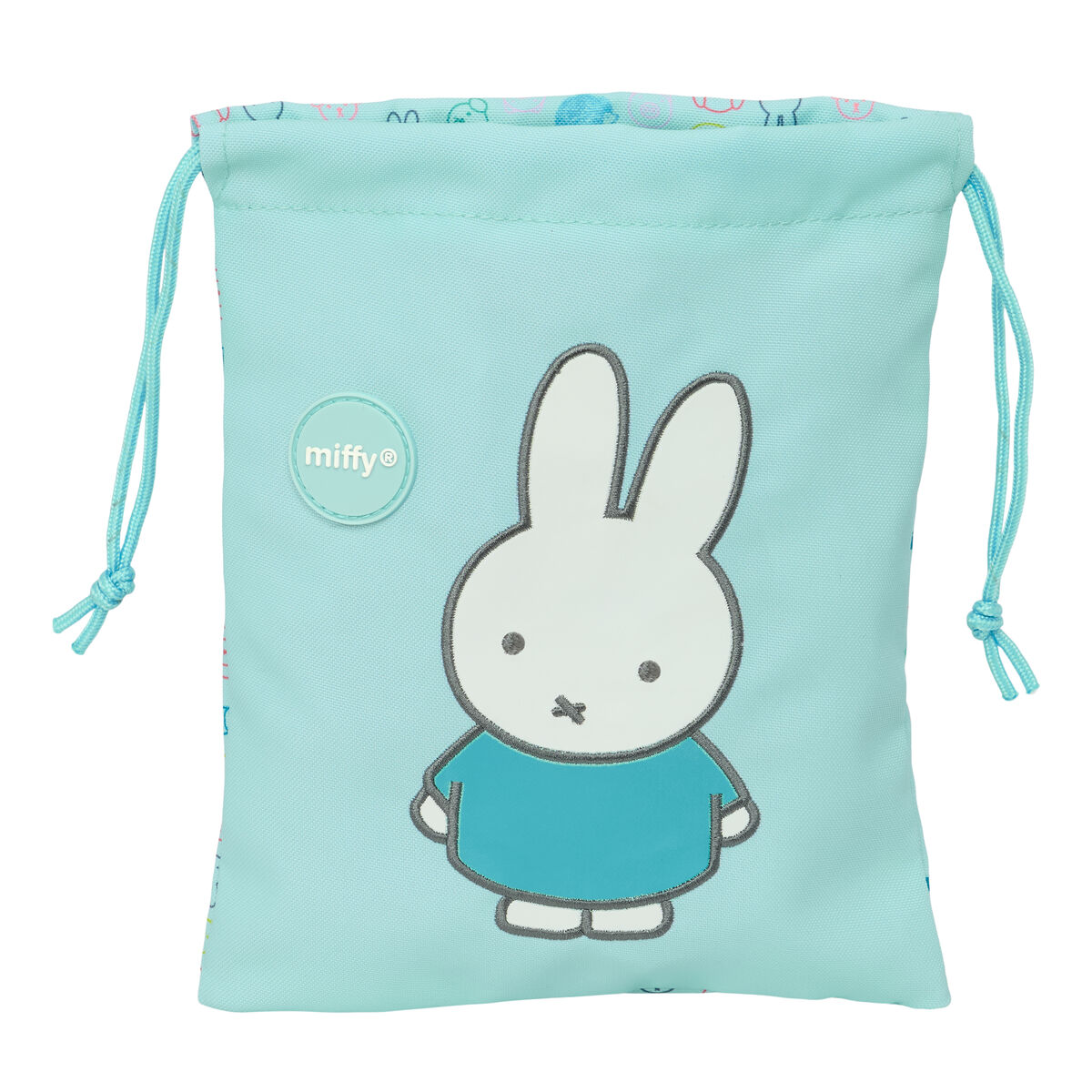 Bolsa Mochila con Cuerdas Miffy Friends Azul