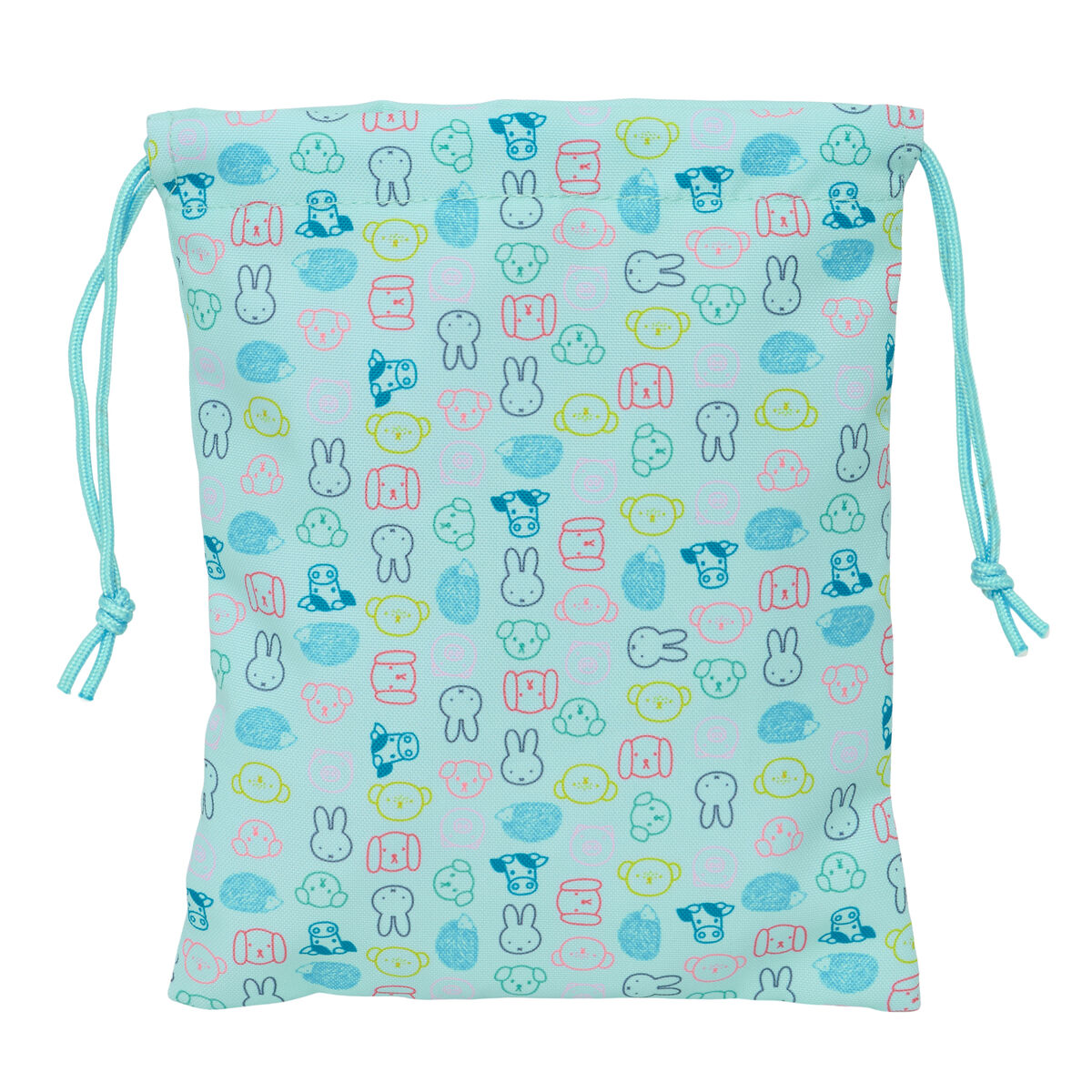 Bolsa Mochila con Cuerdas Miffy Friends Azul