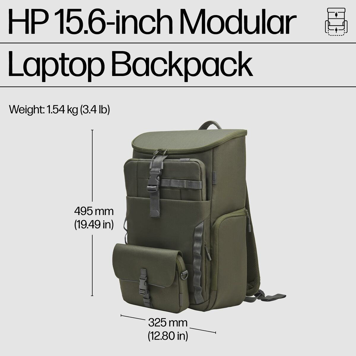 Mochila para Portátil HP 9J4C1AA Verde