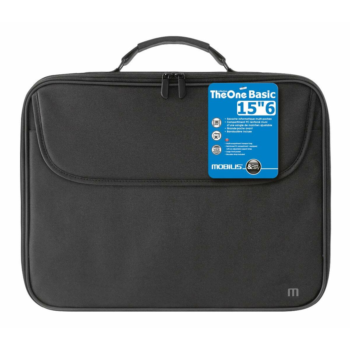 Maletín para Portátil Mobilis TheOne Basic Negro 14'' 15,6''