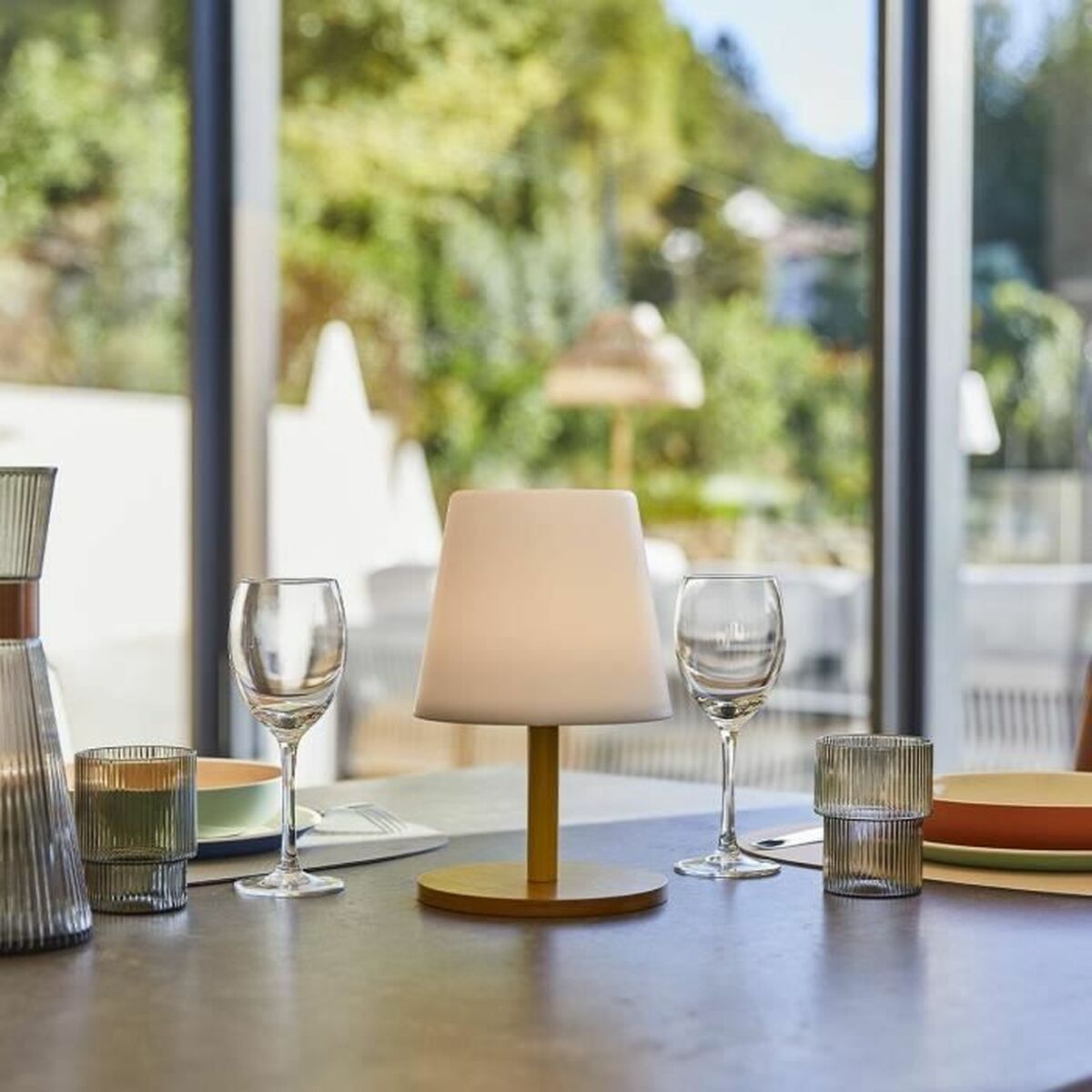 Lámpara solar Lumisky Blanco Gris