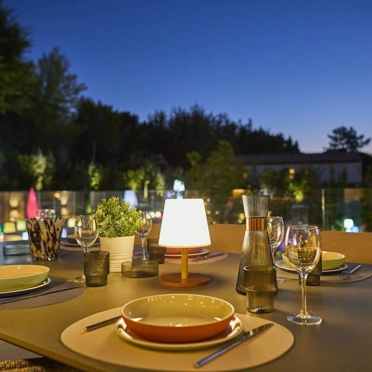 Lámpara solar Lumisky Blanco Gris