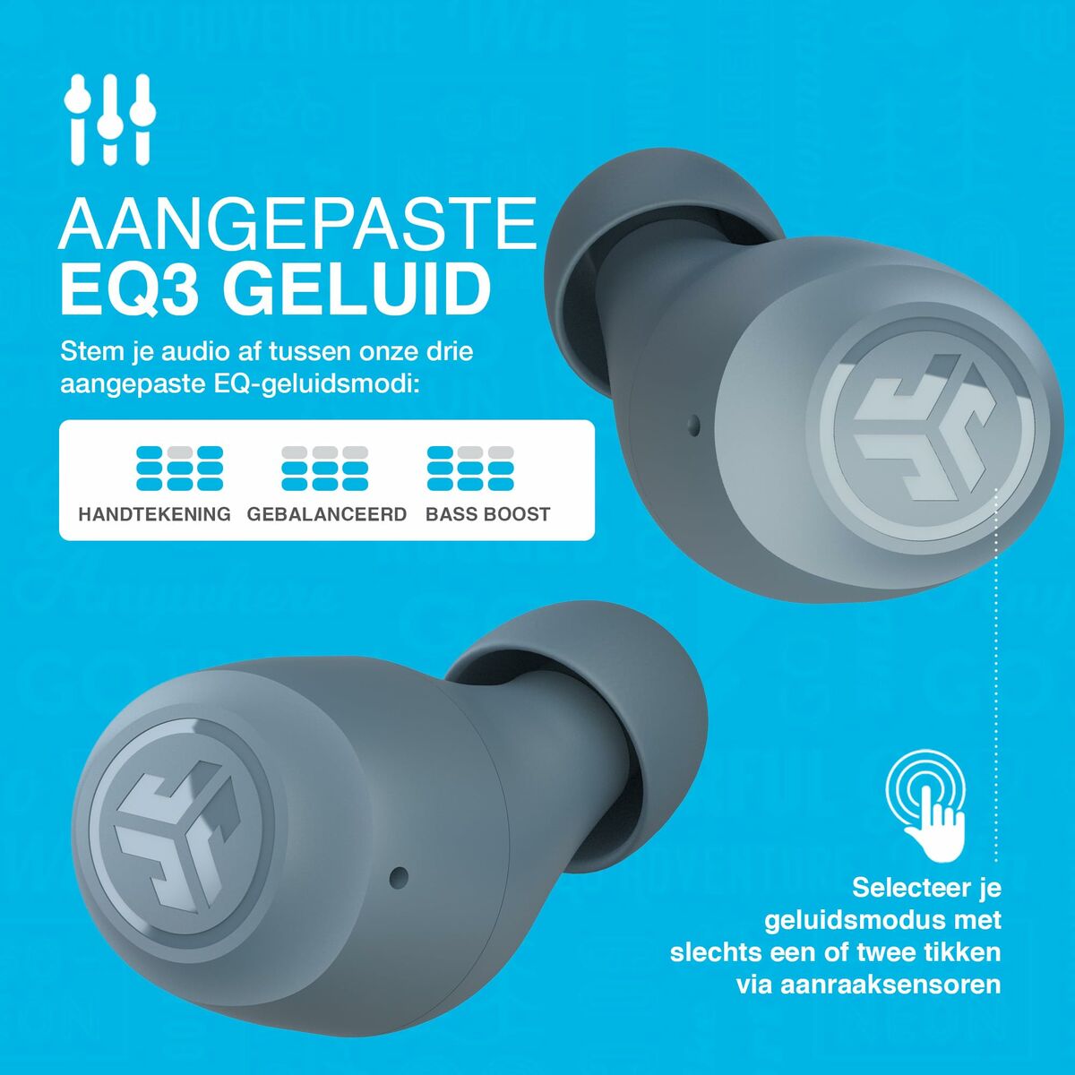 Auriculares con Micrófono JLab IEUEBGAIRPOPRSLT124 Gris Pizarra