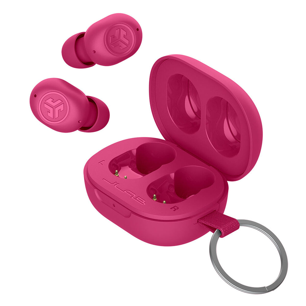 Auriculares Inalámbricos con Estuche de Carga JLab IEUEBJBMINIRPNK124 Rosa