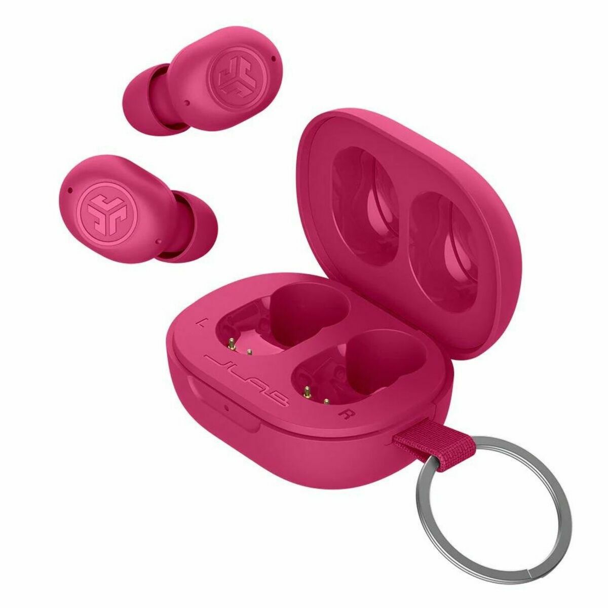 Auriculares Inalámbricos con Estuche de Carga JLab IEUEBJBMINIRPNK124 Rosa