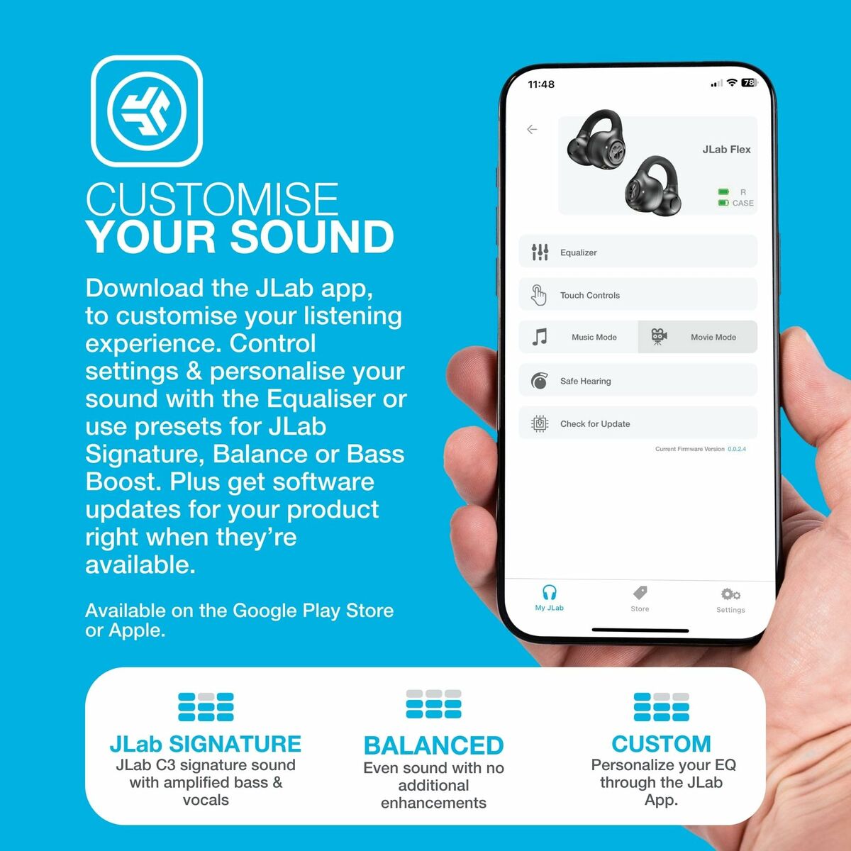 Auriculares Inalámbricos con Estuche de Carga JLab IEUEBJBOPSPRTRBLK82 Negro