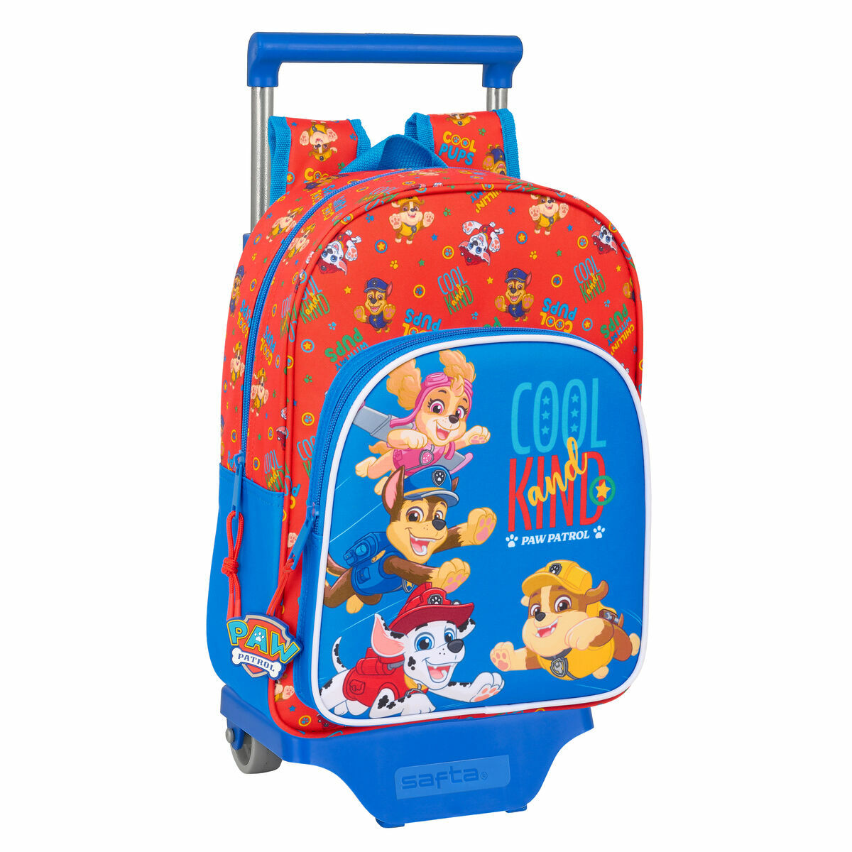 Mochila Escolar The Paw Patrol Cool Azul Rojo 26 x 11 x 67 cm 26 x 34 x 11 cm