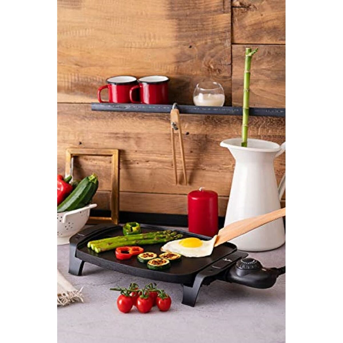 Asadora JATA Negro 1000 W